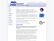 Tablet Screenshot of kogmbh.com